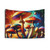 Psychedelic Mushroom Galaxy Tapestry