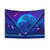 Synthwave Space Tapestry - Retro Sci-Fi Home Decor