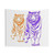 Tigers Purple and Orange Tapestry