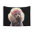 Funny Hippie Poodle Tapestry