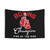 Boxing Champion King of the Ring Tapestry Wall Hanging