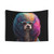 Cool Hippie Poodle Tapestry