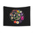 Retro Hippie Peace Tapestry Wall Hanging