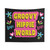 Stay Trippy Little Hippie Colorful Tapestry