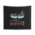 Hippie Tapestry with Save Water Graphic
