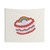 LGBTQ Cake Tapestry with Psychedelic Mushrooms