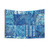 Bohemian Ocean Blue Tapestry Wall Art