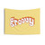 Groovy Retro Orange and Yellow 70s Aesthetic Tapestry