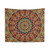 Flower of Life Mandala Tapestry in Red Clay