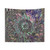 Psychedelic tapestry with abstract, trippy design