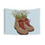 Wildflower Hiking Boots Tapestry