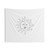 Celestial Sun and Moon Tattoo Art Tapestry Wall Hanging