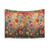 Retro Boho Folk Art Garden Tapestry