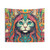 Vibrant Cat Hippie Tapestry
