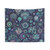 Boho Retro Garden Dreams Tapestry