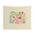 Boho Hippie Floral Print Tapestry