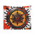 Mystical Wheel of Fire Energy Tapestry