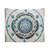 Zen Mandala of Natural Stones in Blue and Beige Tones Tapestry
