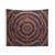 Bohemian Mandala Tapestry with Neon Earth Tones