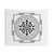 Sri Yantra Mandala Tapestry Black and White Geometric Art