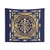 Golden Sri Yantra Tapestry - Spiritual Sacred Geometry Art