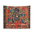 Mandala Tapestry featuring Mahakala Chaturmukha Four Faced Buddhist Art