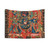 Mandala Tapestry featuring Mahakala Chaturmukha Four Faced Buddhist Art