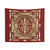 Golden Sri Yantra Tapestry - Sacred Geometry Wall Hanging