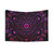 Fuschia and Purple Mandala Tapestry