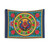 Vibrant Peacock Mandala Tapestry Wall Hanging