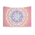 Pink Ohm Mandala Design Tapestry - Bohemian Wall Art