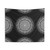 Elegant Mandala Collage 2 White Tapestry