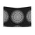 Elegant Mandala Collage 2 White Tapestry