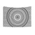 Monochrome Mandala Tapestry Wall Hanging