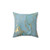 Marble Design Turquoise Blue Teal Marbling Pillow