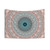 Blue Beige Mandala Tapestry - Elegant Pastel Wall Art