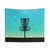 Disc Golf Basket Silhouette Tapestry