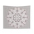 Boho Mandala Tapestry in Soft Pink and Grey