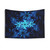 Luminous Flowers Tapestry - Fractal Art Wall Hanging