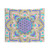 Flower of Life Pastel and Gold Tapestry