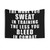 Motivational Warrior Tapestry - The More You Sweat in Training, The Less You Bleed in Combat