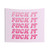 Inspirational Pink Shades Tapestry - Fuck It Motivational Wall Art
