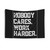Nobody Cares Work Harder Vintage Motivational Tapestry