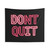 Motivational Neon Red Tapestry featuring the text 'Don't Quit, Do It'