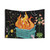 Inspirational Dumpster Fire Tapestry for Positive Thinking