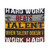 Vintage Wood Tapestry with Motivational Quote - Hard Work Beats Talent