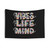 Positive Affirmations Retro Design Tapestry