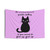 Inspirational cat quotes tapestry