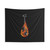 Fire Guitar Tapestry - Music Wall Decor