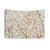 Abstract Watercolor Nature Art Tapestry with Colorful Branches and Leaves